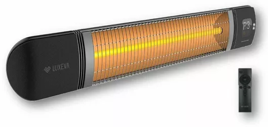 Κάτοπτρο Luxeva PRO-WL2500W Black Carbon Ηλεκτρικό Υπερύθρων με Ισχύ 2.5kW