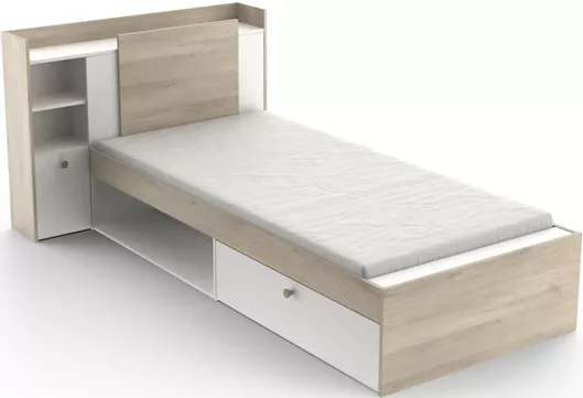 Παιδικό Κρεβάτι Μονό για Στρώμα 90x200cm Talon Λευκό