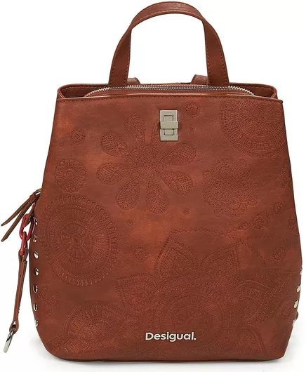 Γυναικεία Τσάντα Πλάτης Desigual Dejavu Καφέ