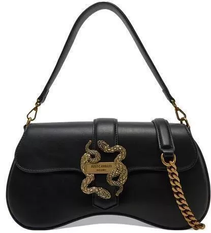 Γυναικεία Τσάντα Ώμου Just Cavalli Μαύρο