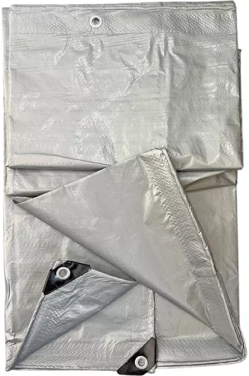 Μουσαμάς Αδιάβροχος 210gr Βαρέως Τύπου Μεταλλικούς Κρίκους 2x3m γκρι