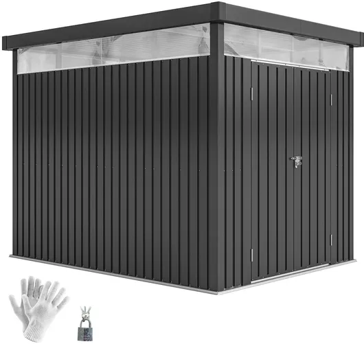 Αποθήκη Κήπου Μεταλλική Γαλβανιζέ Ανοιχτού Τύπου Μ2xΠ2.58xΥ2.01m