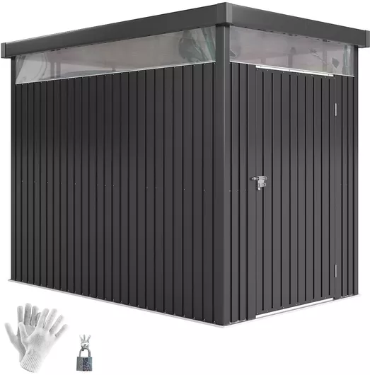 Αποθήκη Κήπου Μεταλλική Γαλβανιζέ Ανοιχτού Τύπου Μ1.62xΠ2.59xΥ2.01m