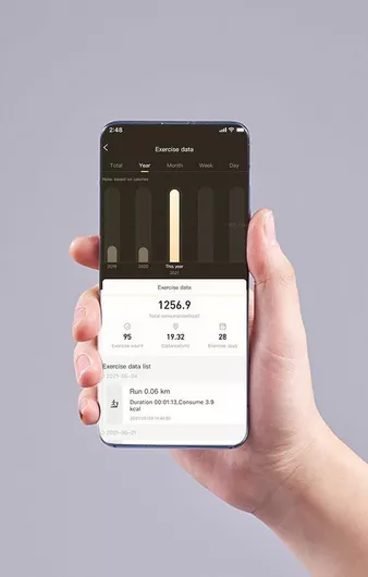 Διάδρομος Γυμναστικής Xiaomi Kingsmith WalkingPad C2 Ηλεκτρικός Αναδιπλούμενος 1hp για Χρήστη έως 100kg Μαύρο