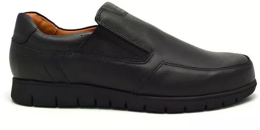 Boxer 47003 Ανδρικά Loafers Δερμάτινα Μαύρο