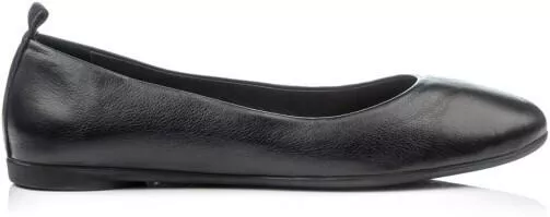 Boxer 98603 Γυναικείες Μπαλαρίνες Ανατομικές από Δέρμα Μαύρο