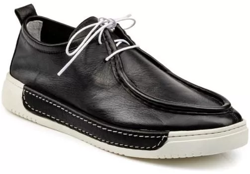 Boxer 98308 Γυναικεία Loafers από Δέρμα Μαύρο