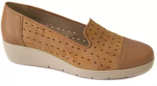 Boxer 52364 Γυναικεία Μοκασίνια Loafers Δερμάτινα Καφέ