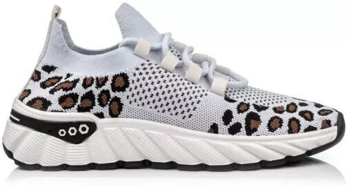 Boxer 98685 Γυναικεία Sneakers από Ύφασμα Λευκό