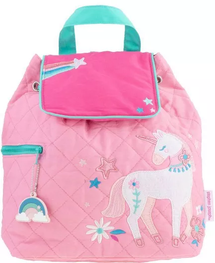 Σχολική Τσάντα Νηπίου Stephen Joseph Quilted Pink Unicorn 31x34cm Ροζ