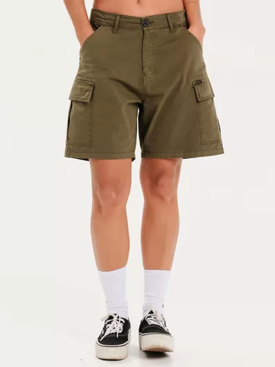 Emerson Γυναικείο Σορτς Cargo Olive