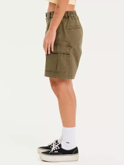 Emerson Γυναικείο Σορτς Cargo Olive