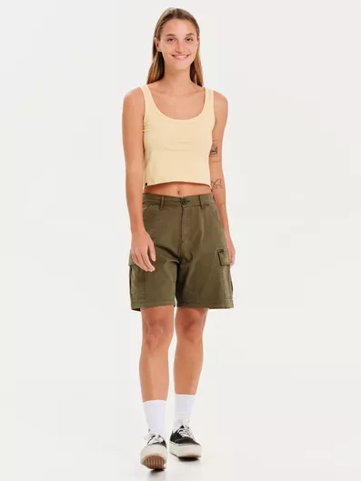 Emerson Γυναικείο Σορτς Cargo Olive
