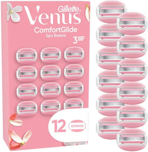 Venus Comfortglide Spa Breeze Ξυραφάκι Σώματος 12τμχ