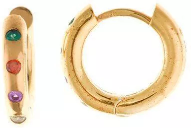 Σκουλαρίκι Salvatore Plata ΚρίκοιΑσήμι με Πέτρες