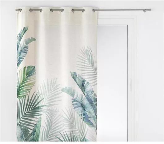 Κουρτίνα Atmosphera με Τρουκς L-c Native Εκρού 140x260cm