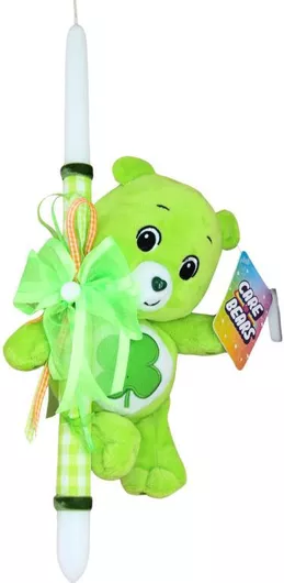 Πασχαλινή Λαμπάδα Good Luck Bear Unlock Magic Αρκουδάκια Αγάπης Λούτρινο 24cm