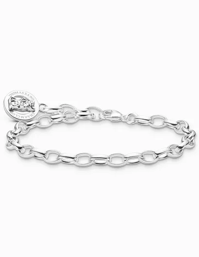 Αλυσίδα Λαιμού Thomas Sabo Ασημί Μήκους 19cm