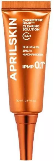 Κρέμα Προσώπου Aprilskin Carrotene IPMP Clearing Solution Νυκτός κατά της Ακμής με Νιασιναμίδη & BHA 20ml