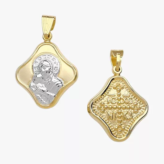 Charm Κωνσταντινάτο ΦυλαχτόΛευκόχρυσο 14 Καρατίων