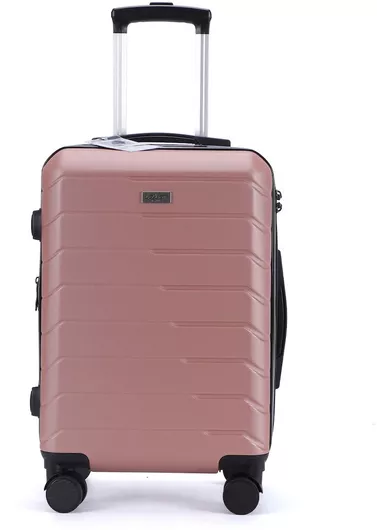 Lavor Βαλίτσα Ταξιδίου Καμπίνας Σκληρή Ροζ με 4 Ρόδες Ύψους 55cm Ροζ