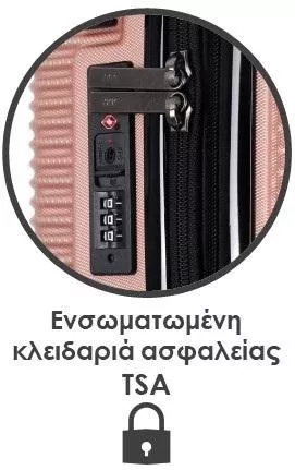 Lavor Βαλίτσα Ταξιδίου Καμπίνας Σκληρή Ροζ με 4 Ρόδες Ύψους 55cm Ροζ