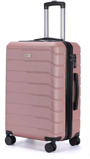 Lavor Βαλίτσα Ταξιδίου Καμπίνας Σκληρή Ροζ με 4 Ρόδες Ύψους 55cm Ροζ