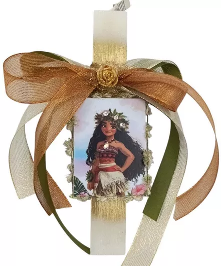 Λαμπάδα Πλακέ Χειροποίητη Αρωματική, Κατασκευαστής: Moana, MPN: Καδράκι Στρας, Διαστάσεις: , Ποσότητα: , Χρώμα: 