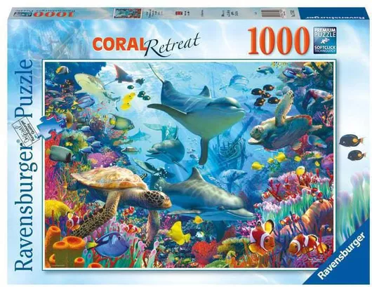Ravensburger Puzzle Coral Reef Retreat 1000p 12001172 Toys