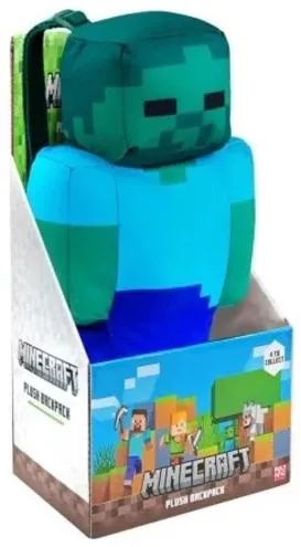 Minecraft Λούτρινο Backpack – Zombie Mnc09000 Πράσινο