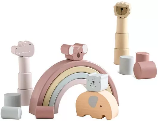 Τουβλάκι Joyland Animal Ξύλινα για 3+ Ετών
