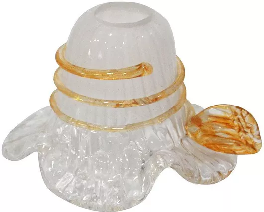 Γυαλί Φωτιστικού Ανταλλακτικό Ε14 14.5x13x9εκ Sinialo 2900598 λευκό-μελί