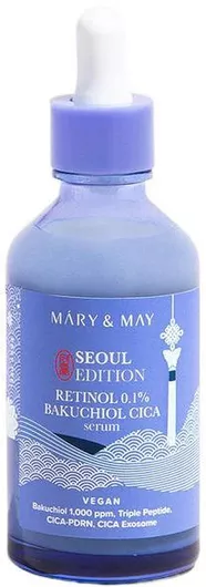 Mary & May 0.1% Bakuchiol Cica Καταπραϋντικό & Αντιγηραντικό Serum Προσώπου με Bakuchiol & Ρετινόλη 80ml
