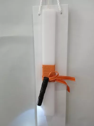 Πασχαλινή Λαμπάδα Τετράγωνη