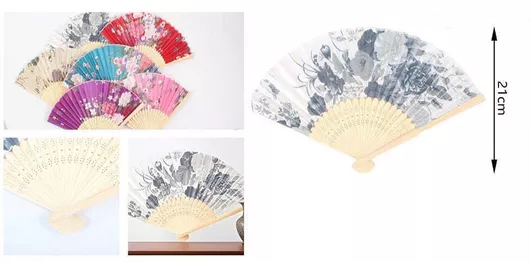 Αποκριάτικη Βεντάλια από Ξύλο 1τμχ.