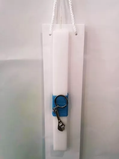 Πασχαλινή Λαμπάδα Τετράγωνη