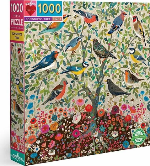 Puzzle Songbirds Tree 2D 1000 Κομμάτια