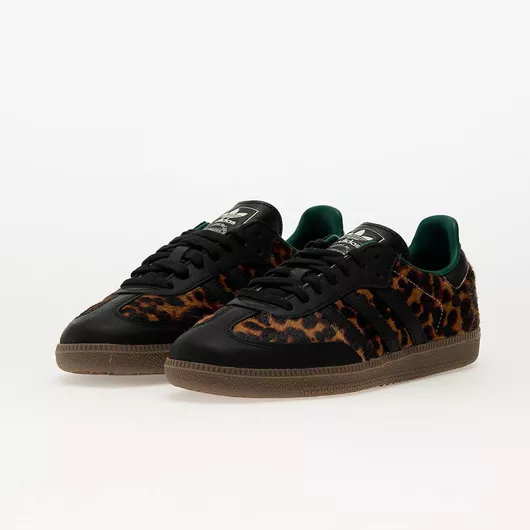 adidas Samba OG Γυναικεία Sneakers Black Green Leopard