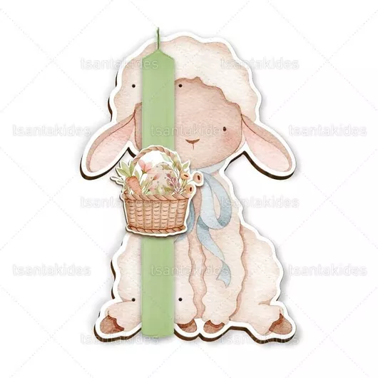 Λαμπάδα Ξύλινη Πλάτη Διακοσμητικό place Ts440421 Διαστάσεις Τεμάχια Χρώμα