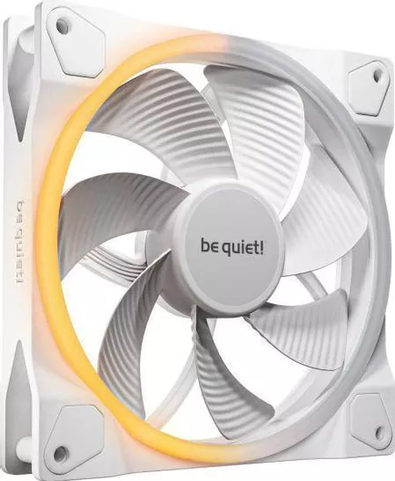 Case Fan Be Quiet Light Wings Reverse 140mm με Χωρίς Led Φωτισμό & Σύνδεση 4-Pin PWM Λευκό
