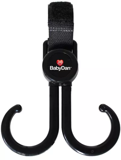 Γάντζος Καροτσιού BabyDan Μαύρος