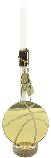 Πασχαλινή Λαμπάδα Στρογγυλή Αρωματική, Χειροποίητη & με Κουτί, Λευκό