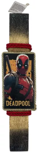 Λαμπάδα Χειροποίητη Πλακέ Αρωματική Deadpool Καδράκι Κατασκευαστής Χρυσό Κορδόνι MPN 26 Εκ. Διαστάσεις 26 Εκ. Ποσότητα 1 Τεμάχιο Χρώμα Χρυσό
