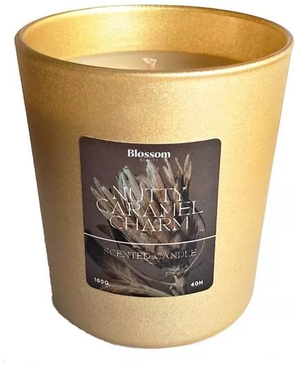 Αρωματικό Κερί Nutty Caramel Σόγιας 160gr Blossom Beauty