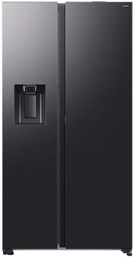 Samsung Ψυγείο Ντουλάπα 640lt Total NoFrost Υ178.4xΠ91.2xΒ72.6εκ. Μαύρο RS80F64KEFEF