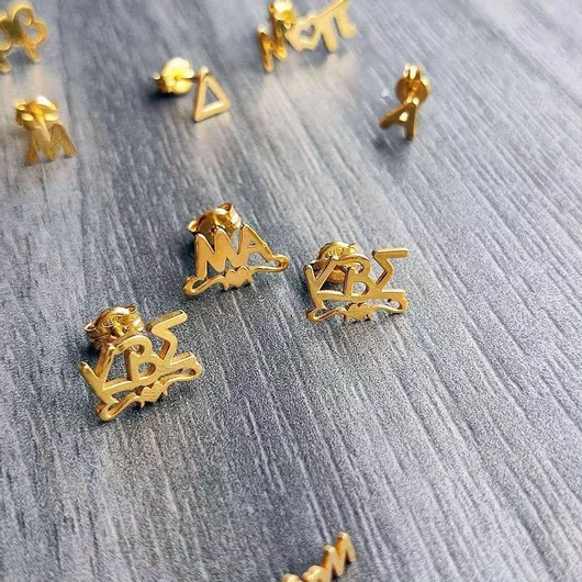 Σκουλαρίκι GoldsmithΑσήμι Επιχρυσωμένα