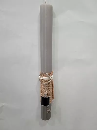  Πασχαλινή Λαμπάδα Στρογγυλή 