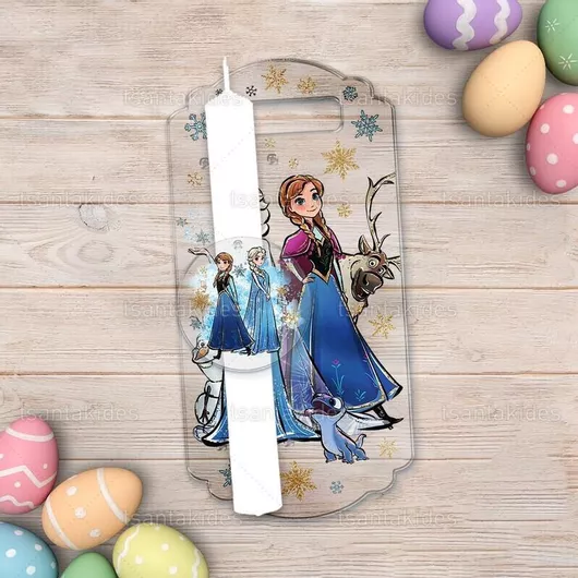 Πασχαλινή Λαμπάδα Στρογγυλή