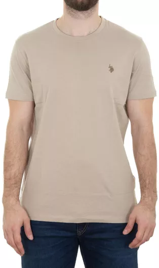 U.S. Polo Assn. Mick Polo Ανδρική Κοντομάνικη Μπλούζα Μπεζ