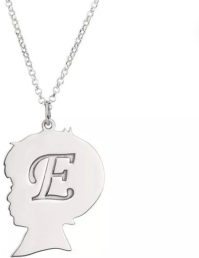 Κολιέ Goldsmith "Ε"Επιχρυσωμένο Ασήμι με Επιλογή Γράμματος
